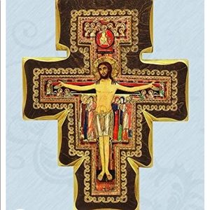Wall Cross Gold Leaf San Damiano